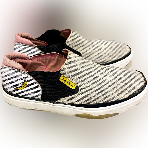 Vintage RARE Size 10 Royal Elastics Andy Warhol Striped LE Numbered Sneakers - Picture 2 of 8